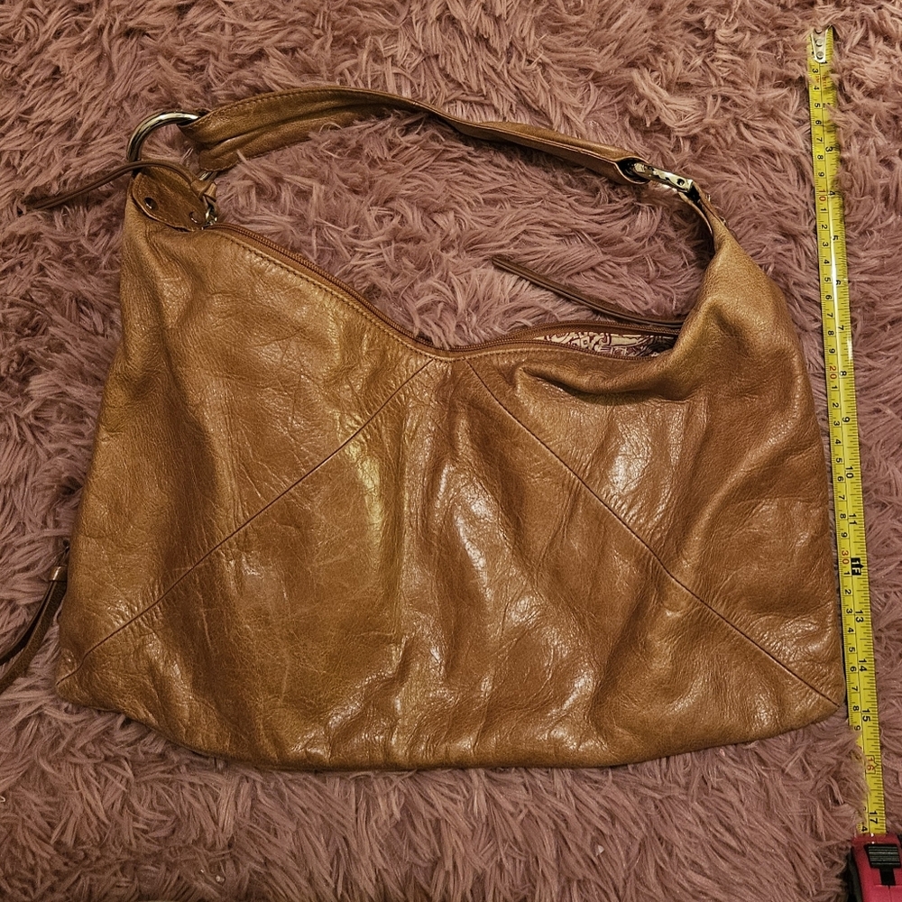 HOBO Tan Leather Shoulder Bag - Picture 10 of 12